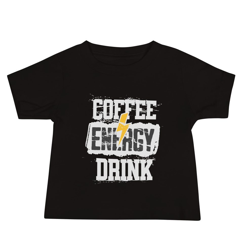 Coffee Energy Drink - Grunge Bolt Baby Staple Tee