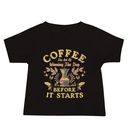 Coffee, The art of Winning The Day Baby Staple Tee