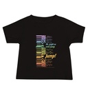 Colorful Retro Keyboard Baby Staple Tee