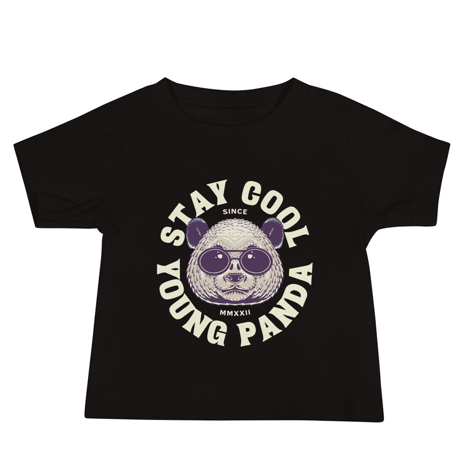 Cool Panda with Sunglasses -  Baby Staple Tee