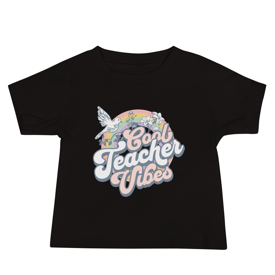Cool Teacher Vibes Baby Staple Tee