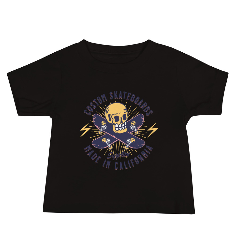 Custom Skateboards - Skull Baby Staple Tee