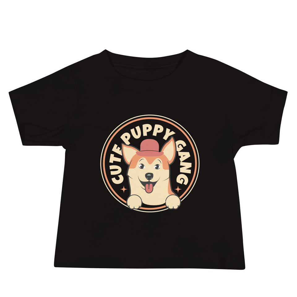 Cute Puppy Gang - Corgi Baby Staple Tee