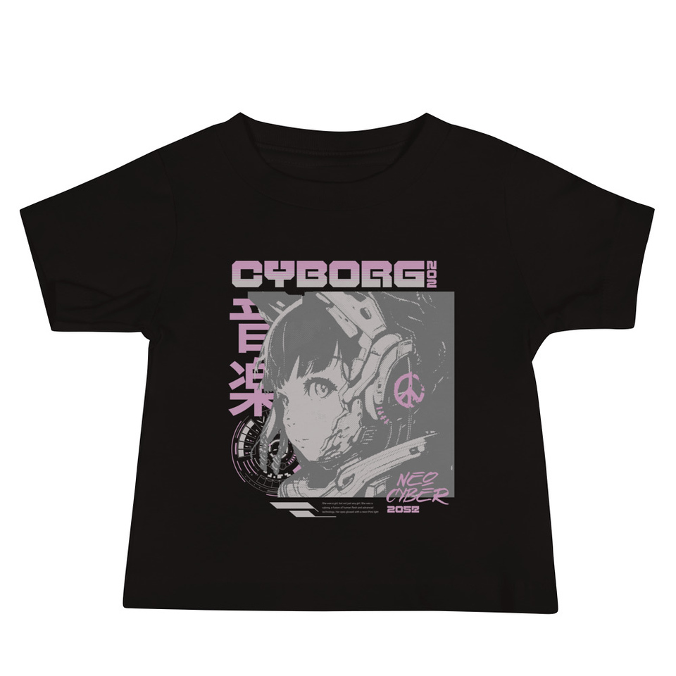 Cyborg - Y2k Style Baby Staple Tee