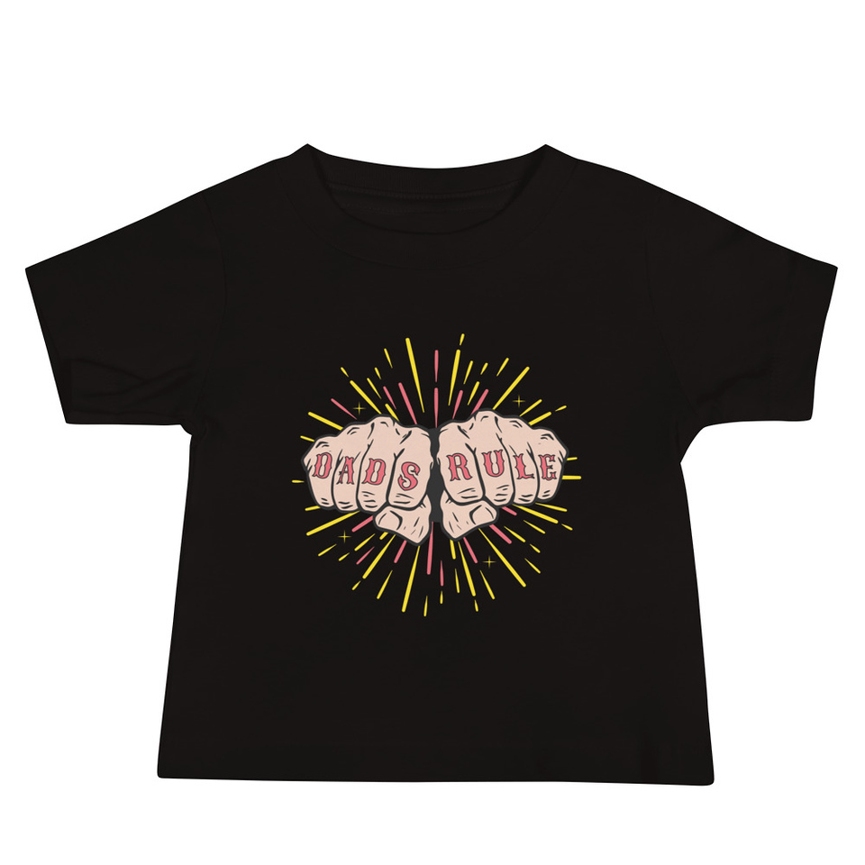 Dads Rule Baby Staple Tee