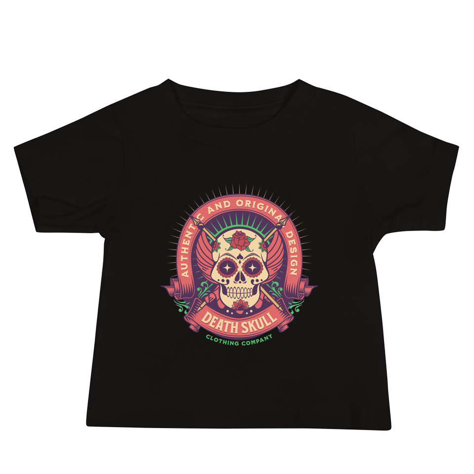 Death Skull - Badge  Baby Staple Tee