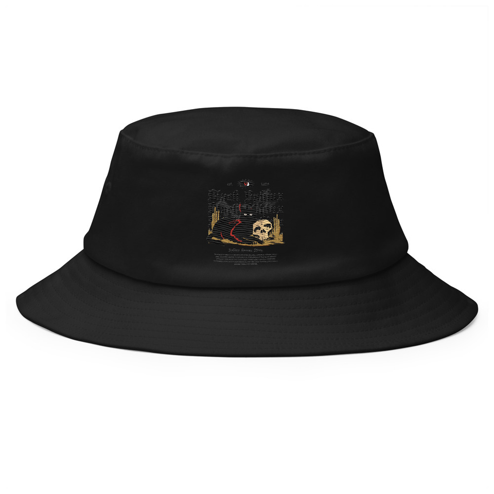Black Sphinx Bucket Hat