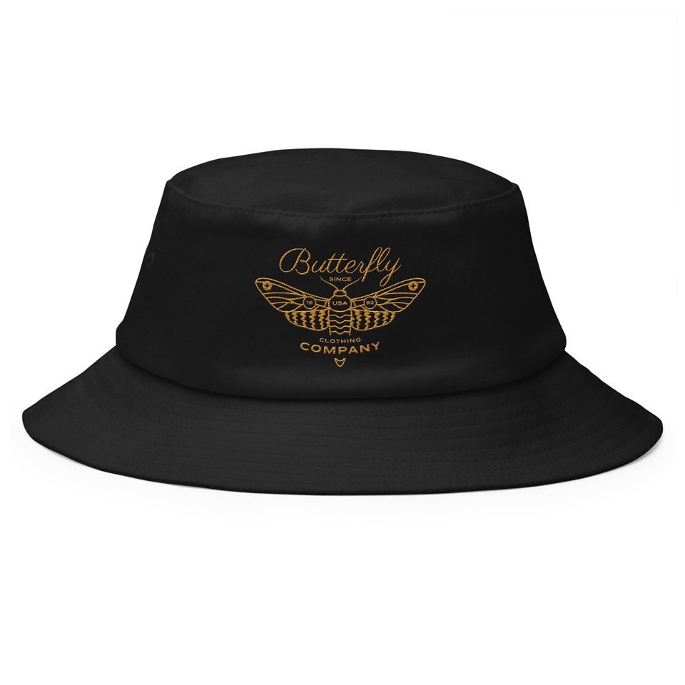 Blue Butterfly - Minimal Bucket Hat