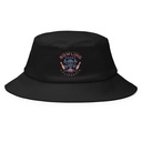 Bowling Derby Champs - Grunge Skull Bucket Hat