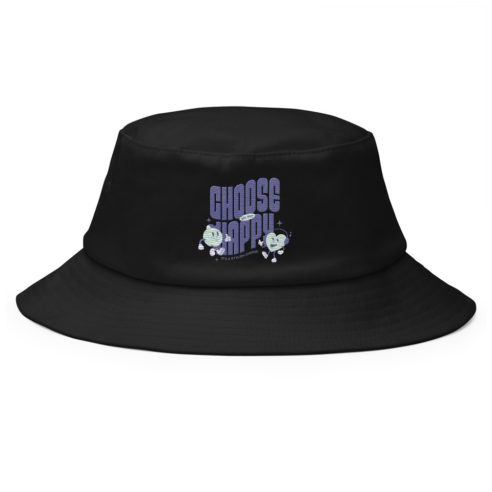 Choose Happy (2) Bucket Hat