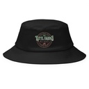 Christmas Tree Farm - Vintage Holiday Badge Bucket Hat
