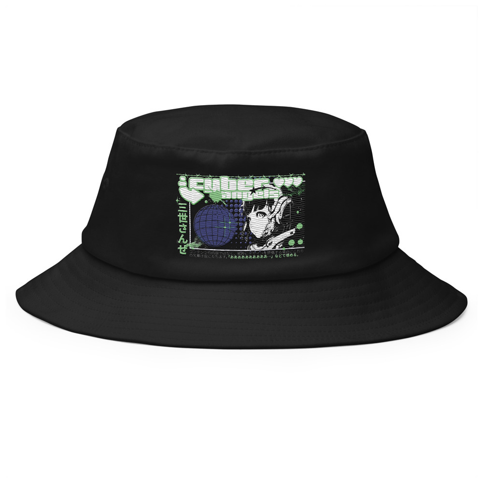 Cyber Angels - Y2k Girl Anime Bucket Hat
