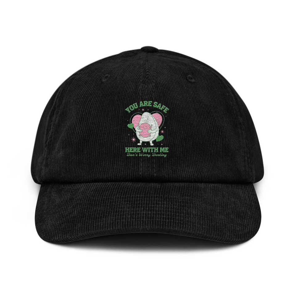Avo Love - Typographic Cartoon Streetwear Corduroy Hat