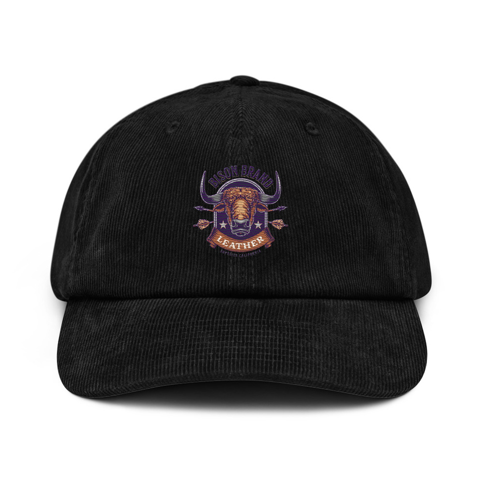 Bison Brand Leather - Animal Corduroy Hat