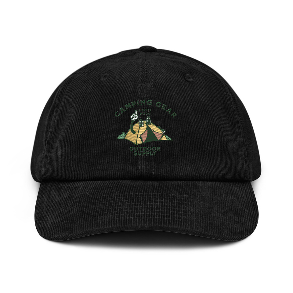 Camping Gear Corduroy Hat