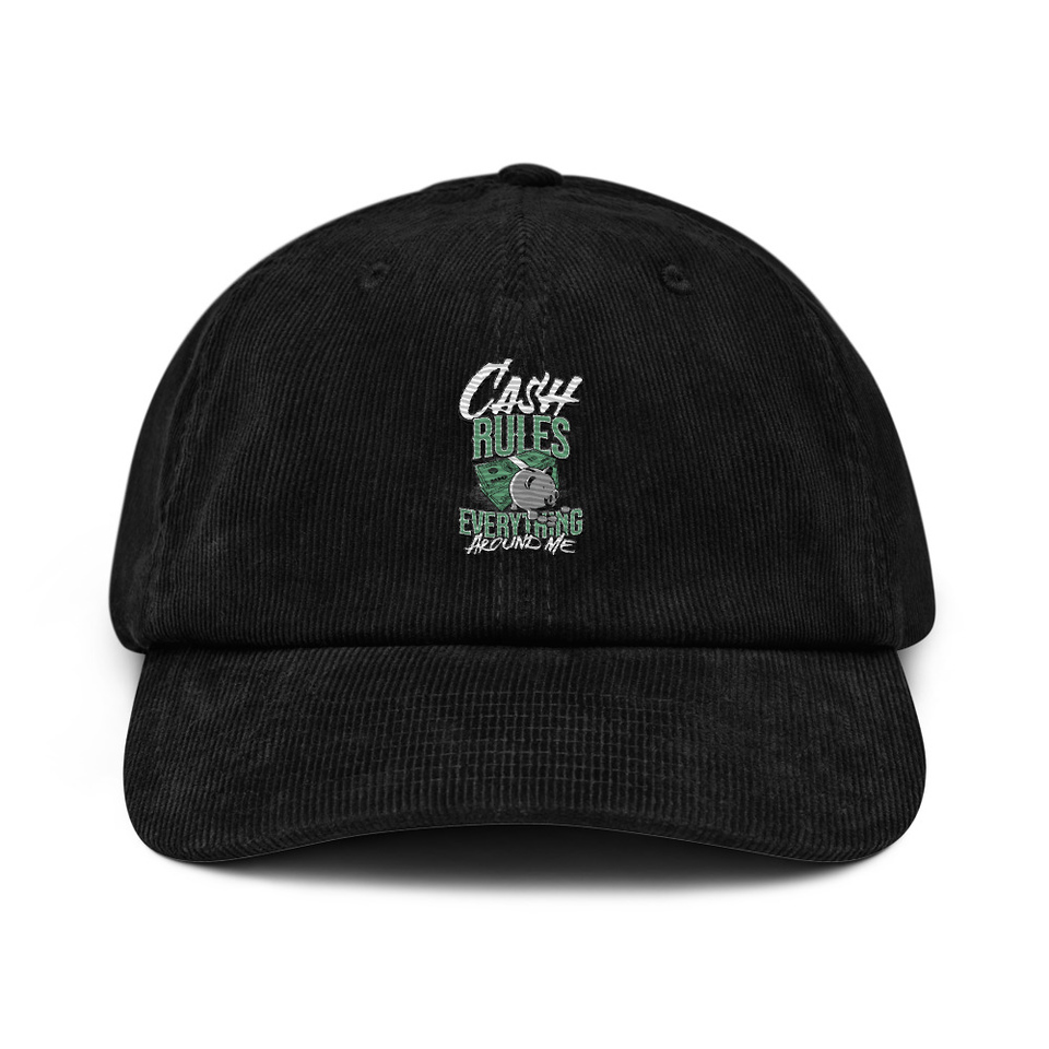 Cash Rules Corduroy Hat
