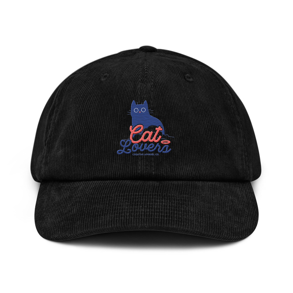 Cats Lovers Corduroy Hat