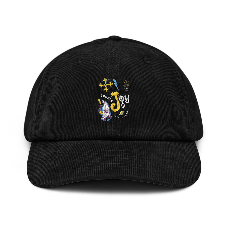 Choose Joy Corduroy Hat