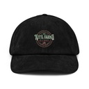 Christmas Tree Farm - Vintage Holiday Badge Corduroy Hat
