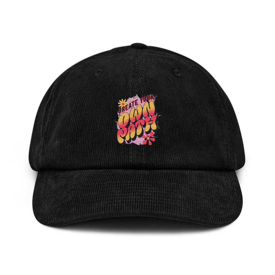 Create Your Own Path Corduroy Hat