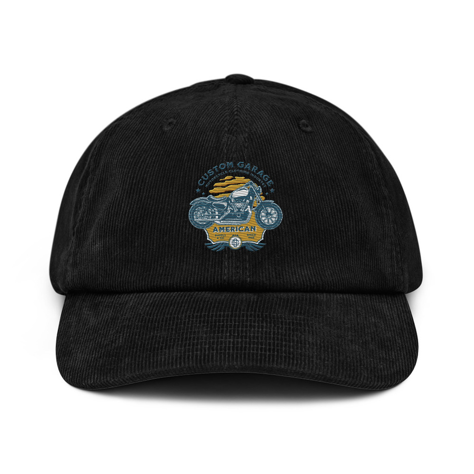 Custom Garage - Motorcycle Corduroy Hat
