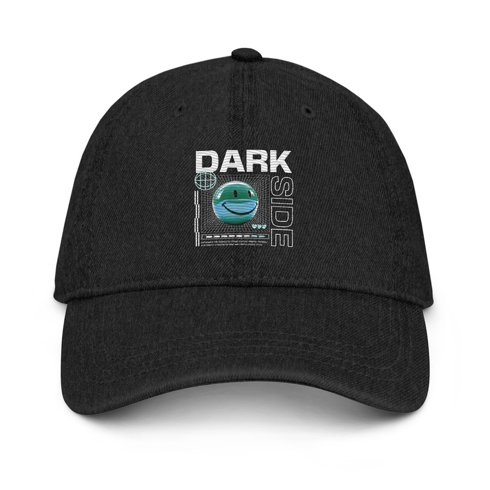 Abstract Y2K Denim Hat