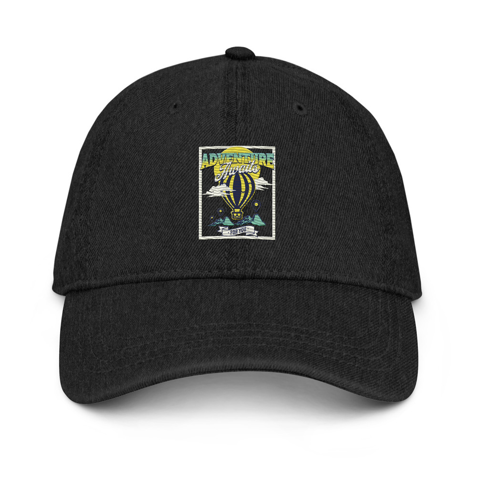 Adventure Awaits Denim Hat