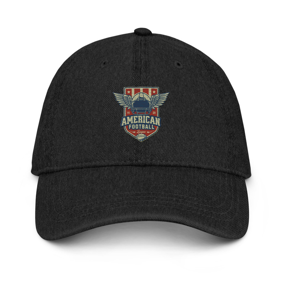 American Football League - Sports Helmet Denim Hat