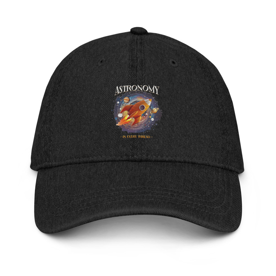 Astronomy in Every Thread Denim Hat
