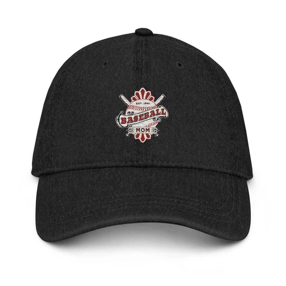 Baseball Mom Denim Hat
