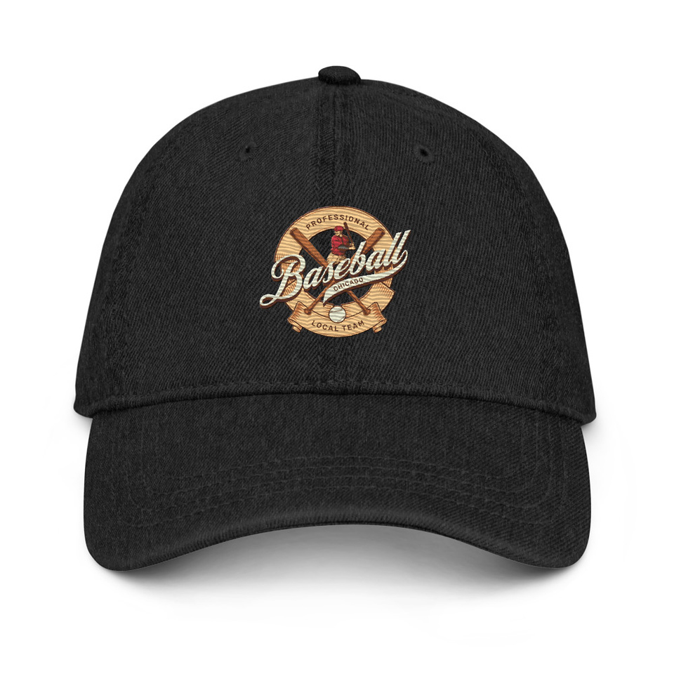 Baseball Team - College Sports Denim Hat