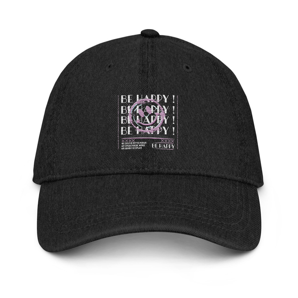 Be Happy ! Denim Hat