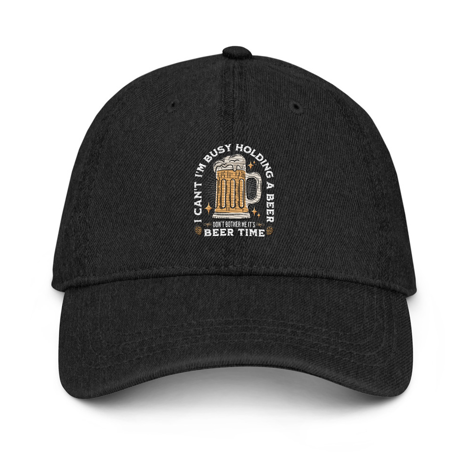 Beer Time - Father's Day Denim Hat