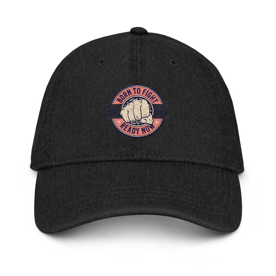Born to Fight - Fist Denim Hat