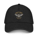 BORN TO HUNT- BE BRAVE & WILD Denim Hat