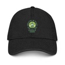 Breathe in peace, exhale chaos Denim Hat
