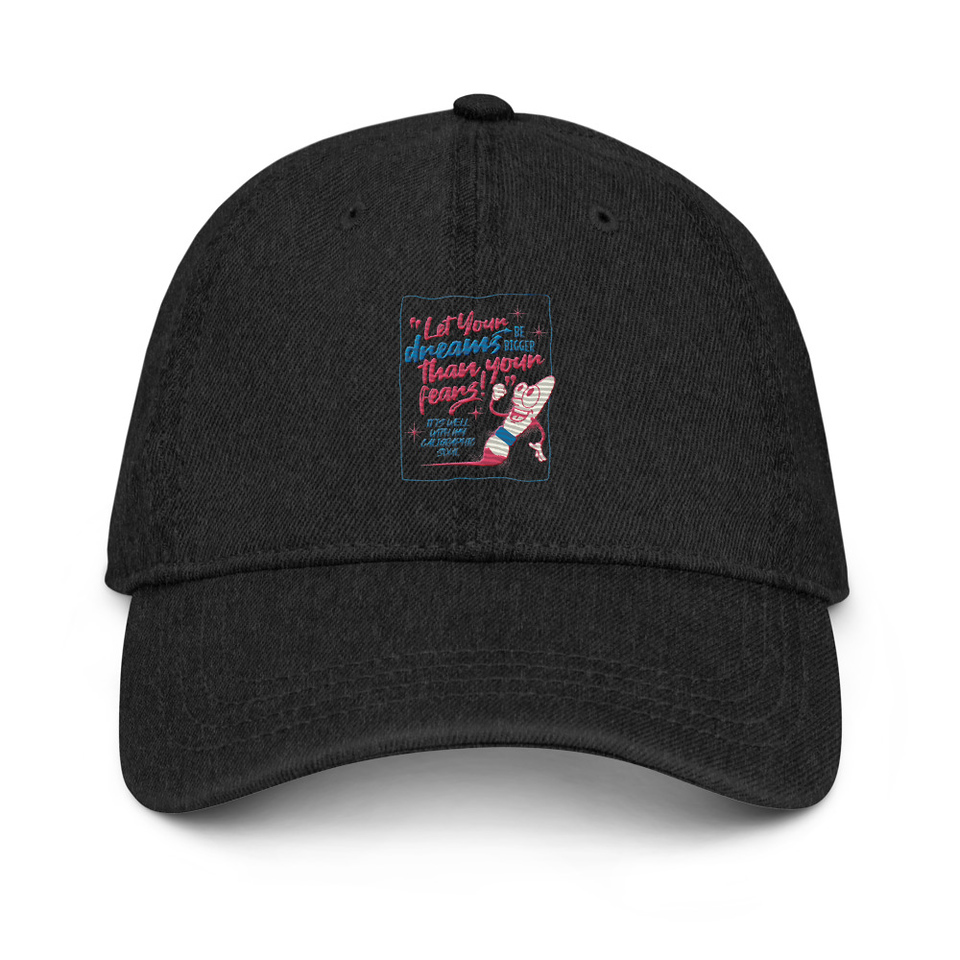 Calligraphic Soul Denim Hat