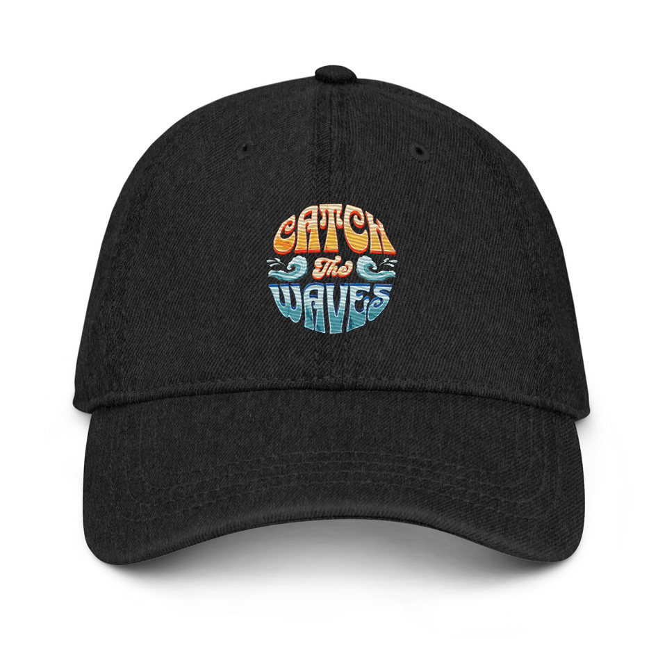 Catch the Waves - Beach Vibe Denim Hat