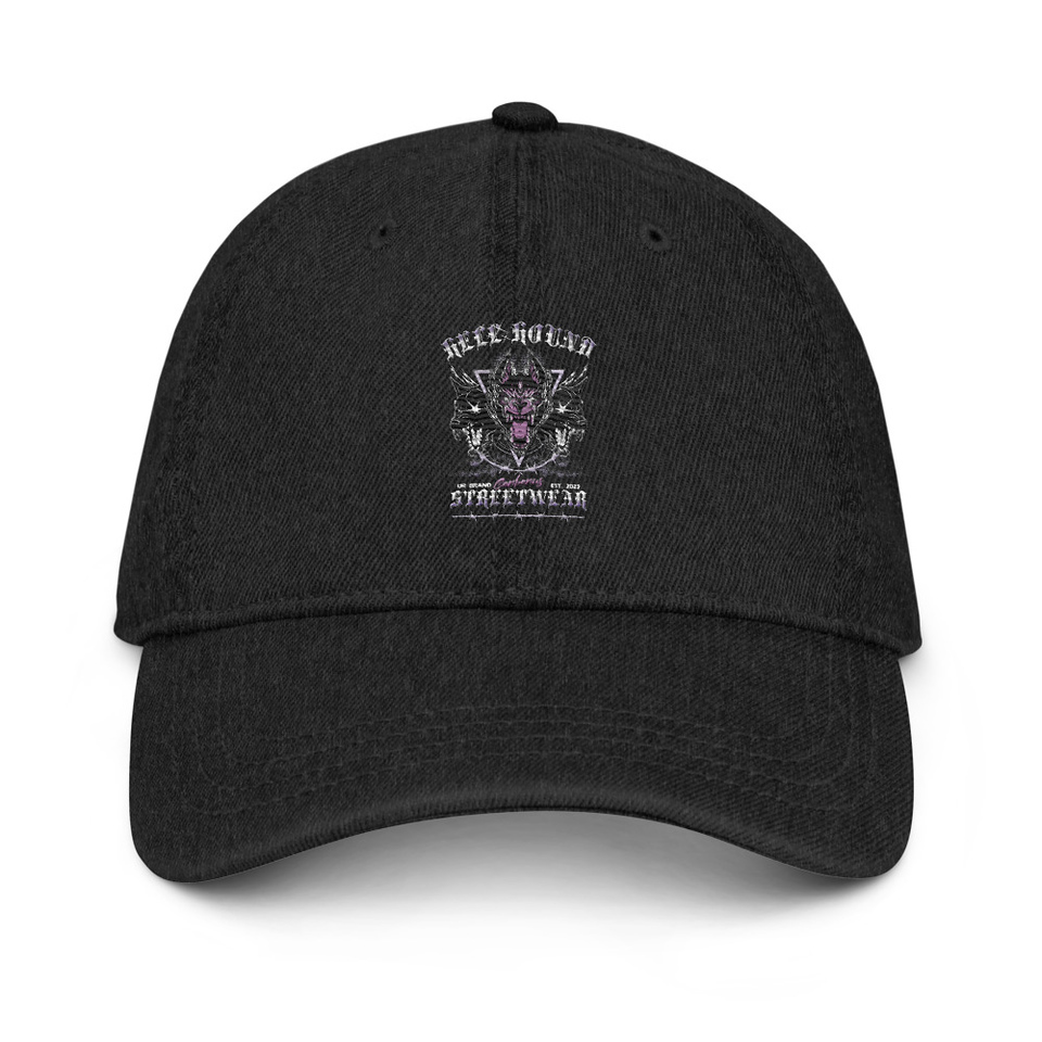 Cerberus Hell Hound Streetwear - Dark Aesthetic Denim Hat