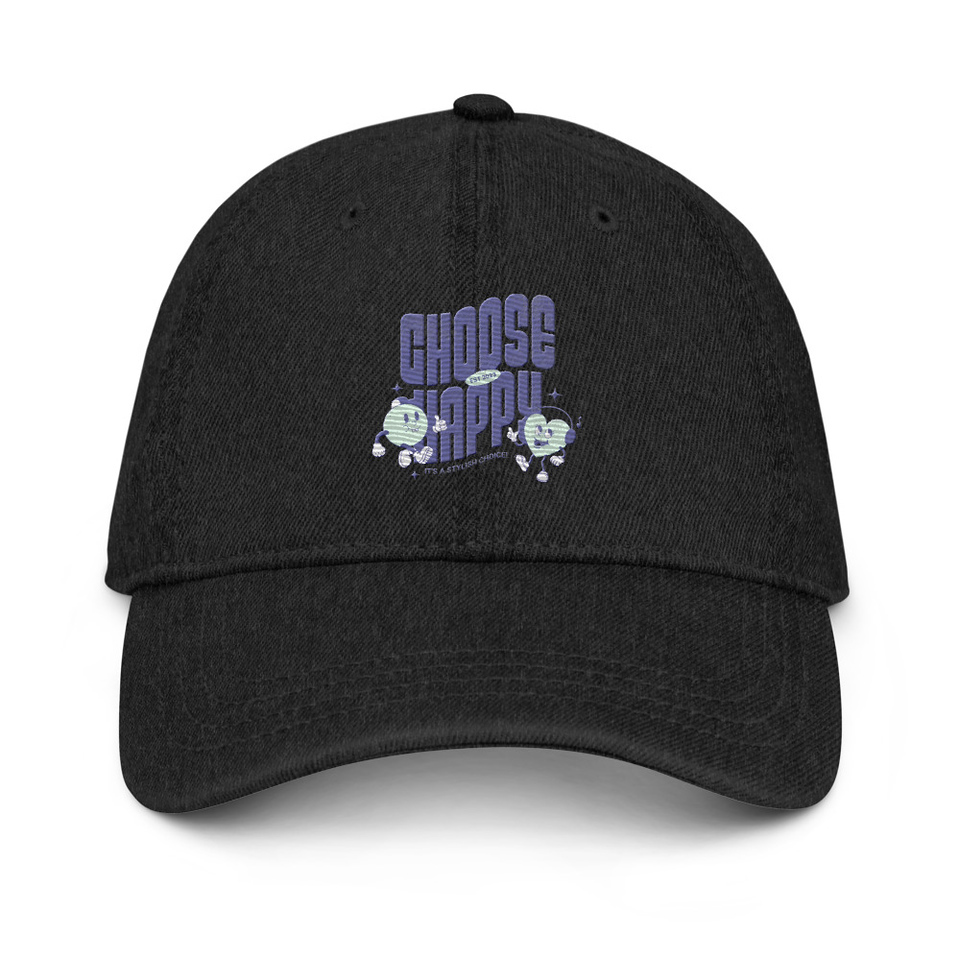 Choose Happy (2) Denim Hat