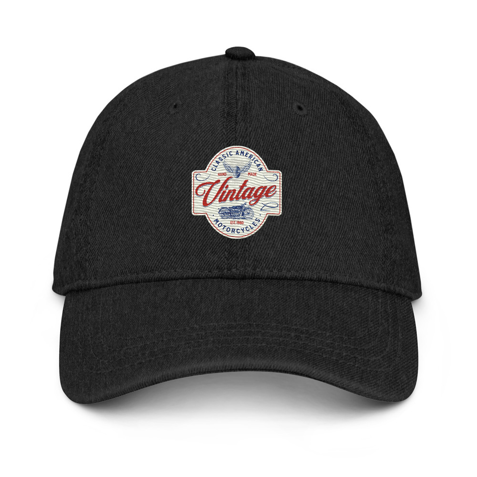 Classic American Motorcyles - Vintage Denim Hat