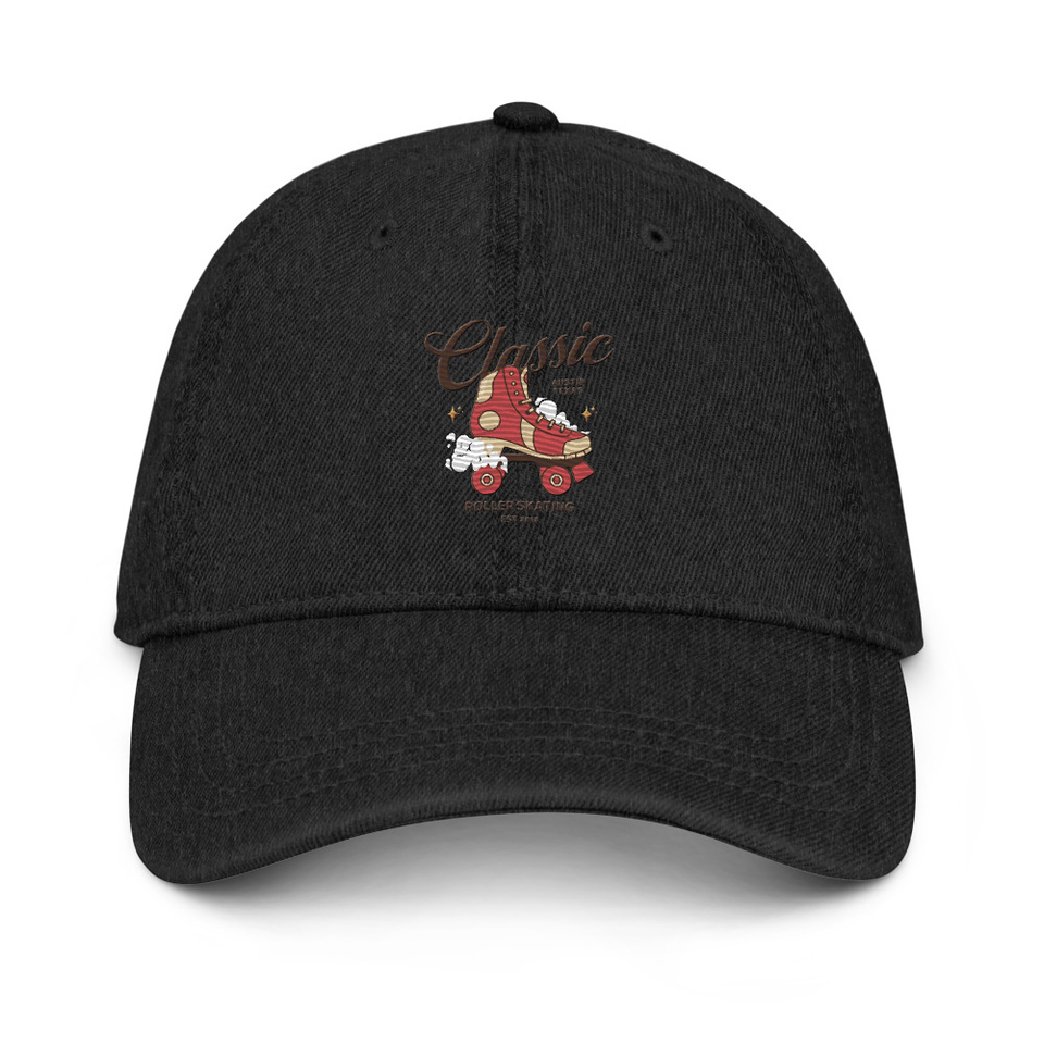 Classic Roller Skating - Sports Apparel Denim Hat