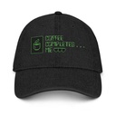 Coffee Completes Me - Neon Heart Denim Hat