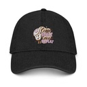 Coffee is Happiness - Retro Cartoon Mascot Denim Hat