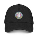 Colorful Fun Retro Style Badge Denim Hat