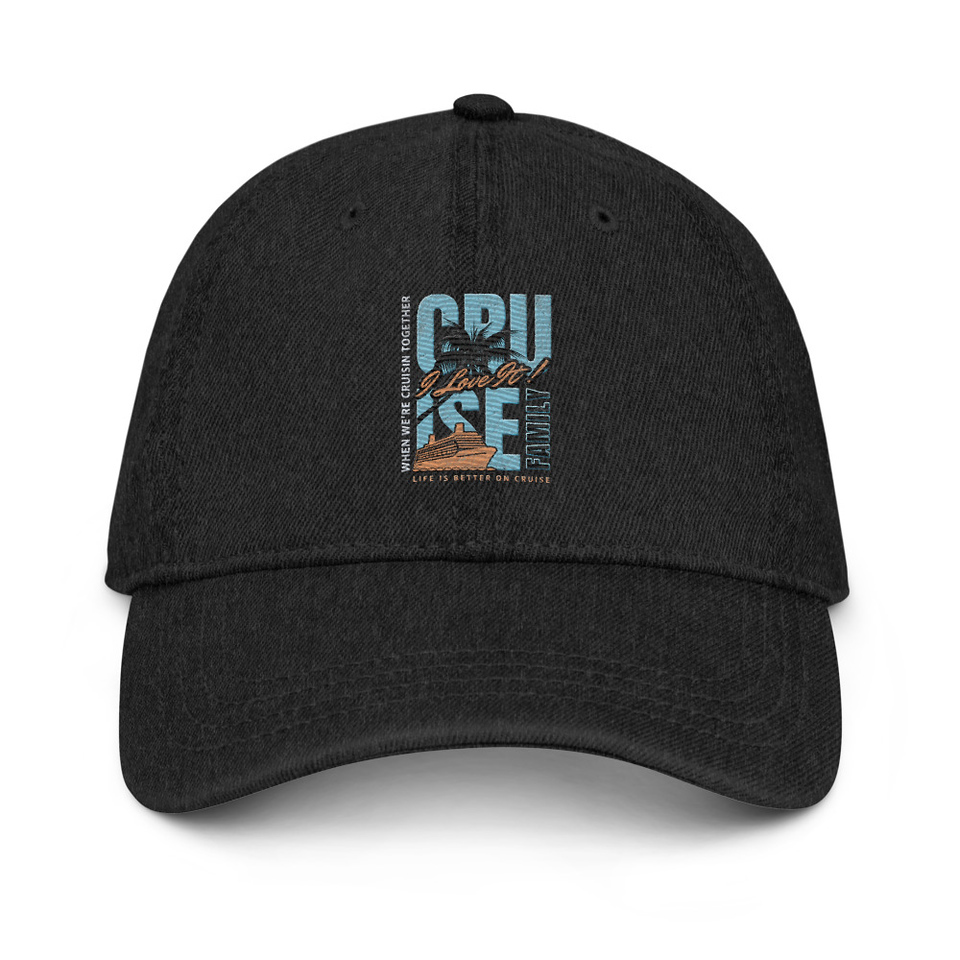 Cruise Ship Denim Hat