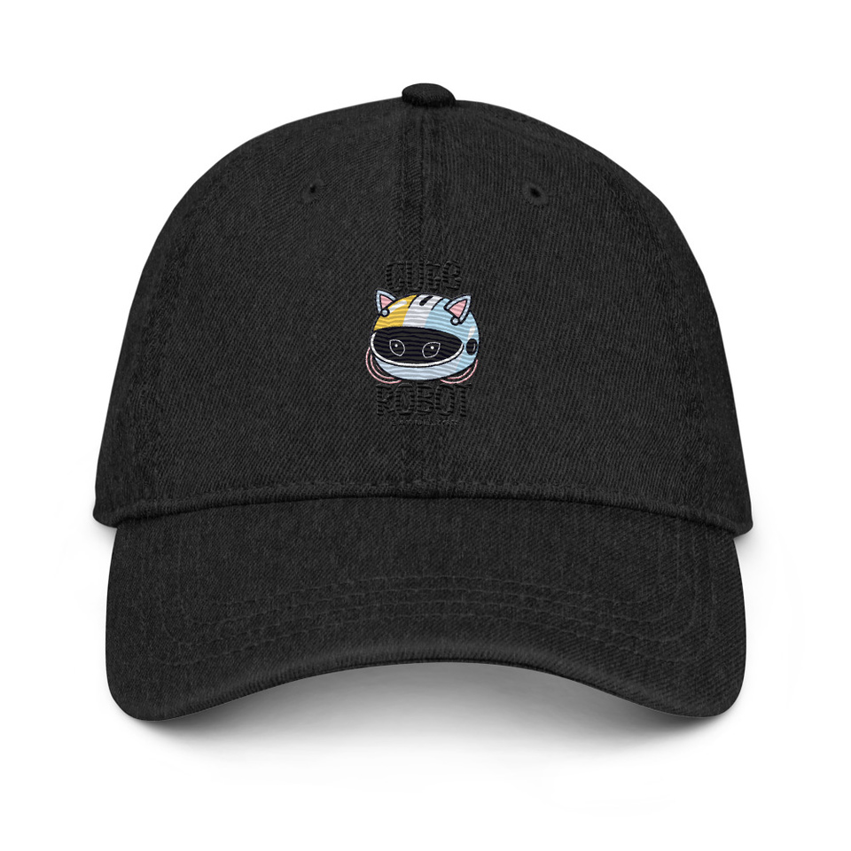 Cute Cat - AI Denim Hat