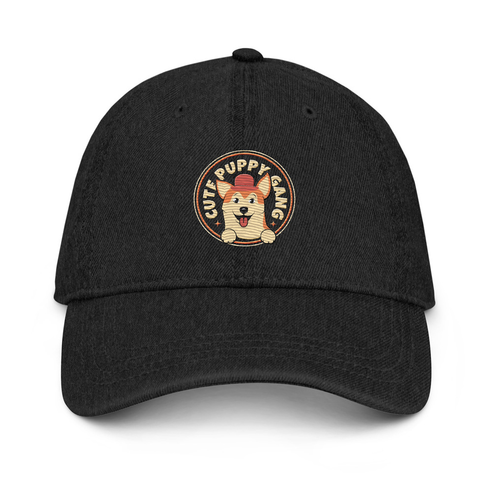 Cute Puppy Gang - Corgi Denim Hat