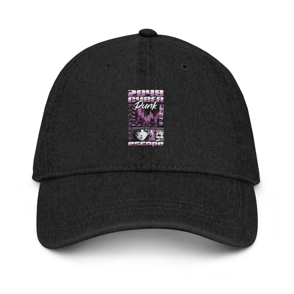 Cyber Punk Escape - Japanese Anime Denim Hat