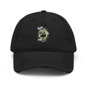 'Enjoy Your Trip' Punk Skull Distressed Dad Hat